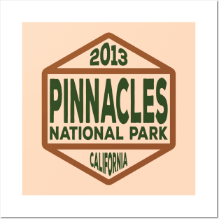 Pinnacles National Park badge Posters and Art